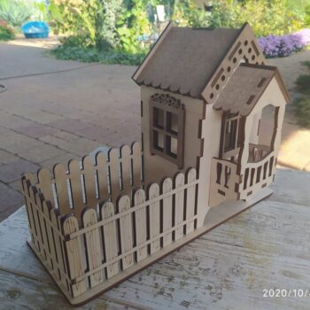 Intra απο ξύλο plywood 3mm-4mm πάχος - Decor Θήκη για φακελάκι τσαγιού 4mm Δίασταση 30x30 cm Intraeaxys-ro6y04n7 - Image 1