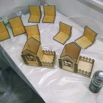 Intra απο ξύλο plywood 3mm-4mm πάχος - Tea Bag Dispenser Tea House 3mm Δίασταση 40x50 cm Intraeaxys-075y940o - Image 3