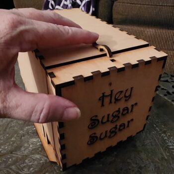 Intra απο ξύλο plywood 3mm-4mm πάχος - Κουτί διανομής κύβου ζάχαρης Δίασταση 30x30 cm Intraeaxys-078ygyjo - Image 4