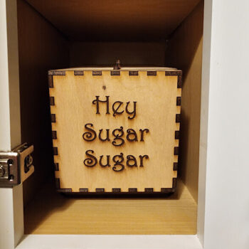 Intra απο ξύλο plywood 3mm-4mm πάχος - Κουτί διανομής κύβου ζάχαρης Δίασταση 30x30 cm Intraeaxys-078ygyjo - Image 7