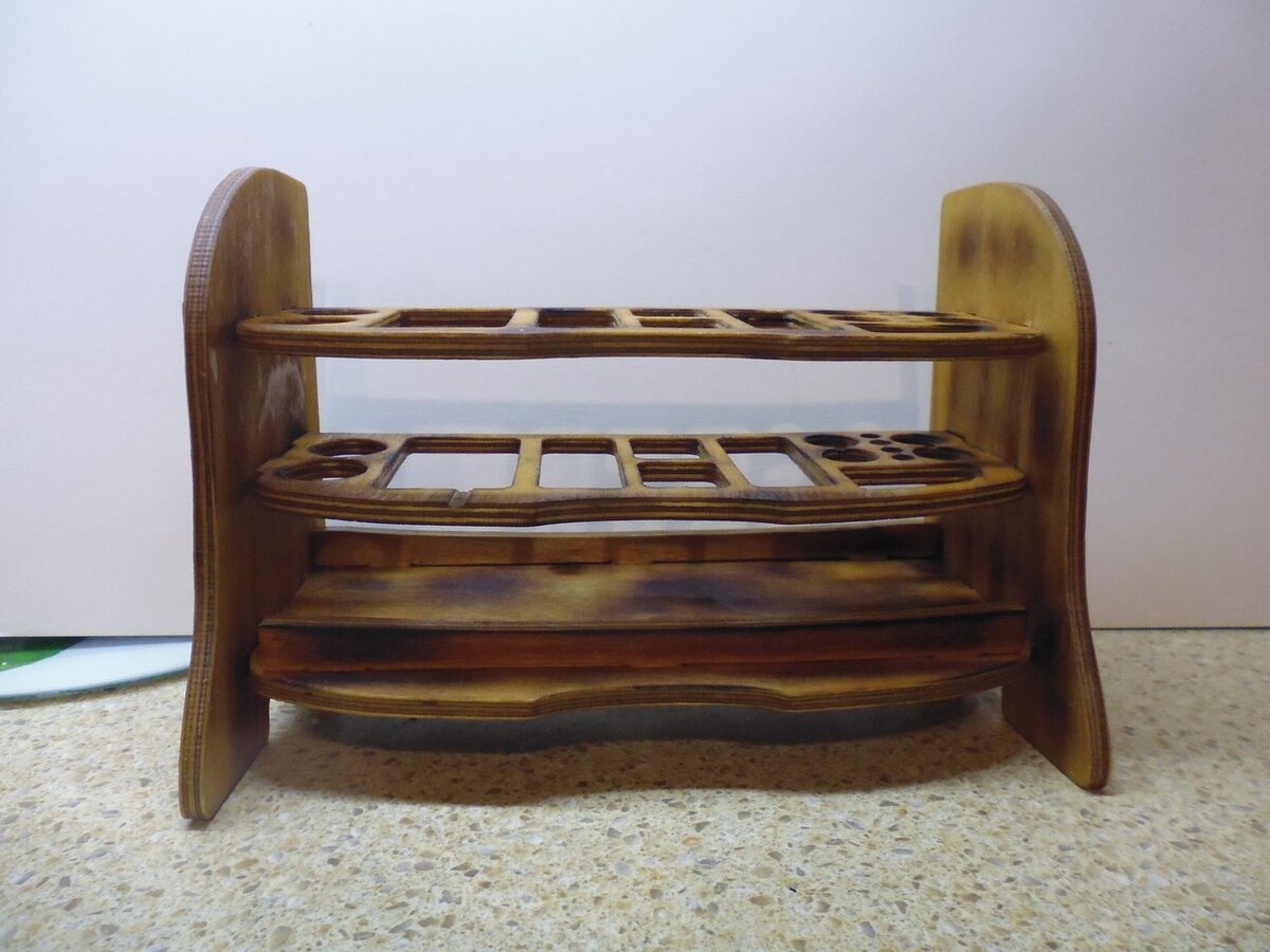 Intra απο ξύλο plywood 3mm-4mm πάχος - Ράφι αποθήκευσης εργαλείων Δίασταση 30x30 cm Intraeaxys-51rr5km1