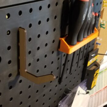 Intra απο ξύλο plywood 3mm-4mm πάχος - Pegboard J Hooks Δίασταση 30x30 cm Intraeaxys-6o3yp9r7 - Image 1