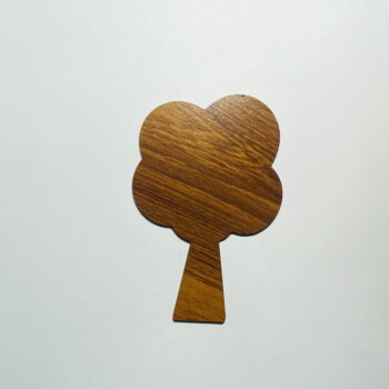 Intra απο ξύλο plywood 3mm-4mm πάχος - Σχήμα ξύλου Apple Tree για χειροτεχνία Δίασταση 30x30 cm Intraeaxys-r7vmly57 - Image 1