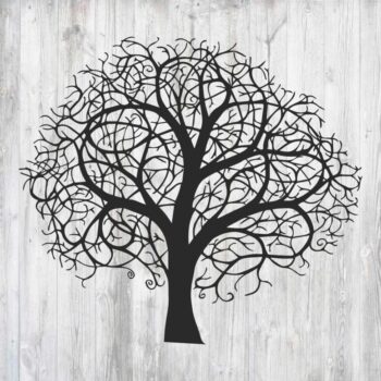 Intra απο ξύλο plywood 3mm-4mm πάχος - Διακόσμηση δέντρου Δίασταση 30x30 cm Intraeaxys-joedj9d1 - Image 1