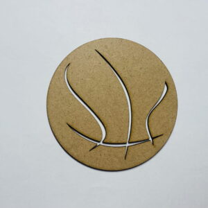 Intra απο ξύλο plywood 3mm-4mm πάχος - Ξύλινο σχήμα αποκοπής μπάσκετ Δίασταση 30x30 cm Intraeaxys-ro6yp037