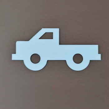 Intra απο ξύλο plywood 3mm-4mm πάχος - Truck Wood Cutout Ημιτελές Pickup Truck Shape Δίασταση 30x30 cm Intraeaxys-pok36wk7 - Image 3