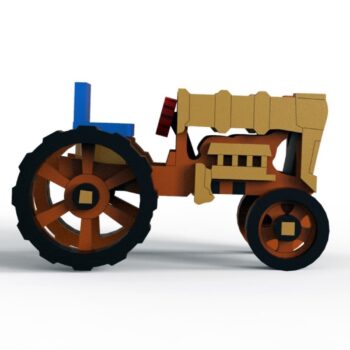 Intra απο ξύλο plywood 3mm-4mm πάχος - Παιχνίδι τρακτέρ 4mm Δίασταση 30x30 cm Intraeaxys-d1lvqlgo - Image 1