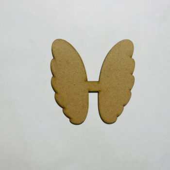 Intra απο ξύλο plywood 3mm-4mm πάχος - Ημιτελής ξύλινη χειροτεχνία σε σχήμα φτερών αγγέλου Δίασταση 30x30 cm Intraeaxys-p7ym0e27 - Image 1