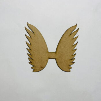 Intra απο ξύλο plywood 3mm-4mm πάχος - Ξύλινα φτερά αγγέλου σε σχήμα φτερών αγγέλου Δίασταση 30x30 cm Intraeaxys-91jdvq81 - Image 1