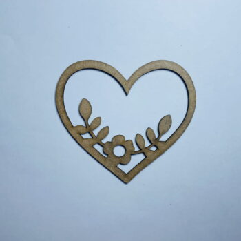 Intra απο ξύλο plywood 3mm-4mm πάχος - Ημιτελής χειροτεχνία σε σχήμα καρδιάς που μεγαλώνει το ξύλο Δίασταση 30x30 cm Intraeaxys-51rrmz31 - Image 1