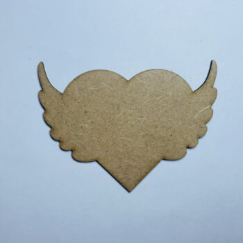 Intra απο ξύλο plywood 3mm-4mm πάχος - Ξύλινα φτερά καρδιάς Craft σχήμα κοπής Δίασταση 30x30 cm Intraeaxys-e1gkzlxo - Image 1