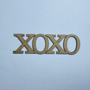 Intra απο ξύλο plywood 3mm-4mm πάχος - Ξύλινο κόψιμο Xoxo Δίασταση 30x30 cm Intraeaxys-51rrm431