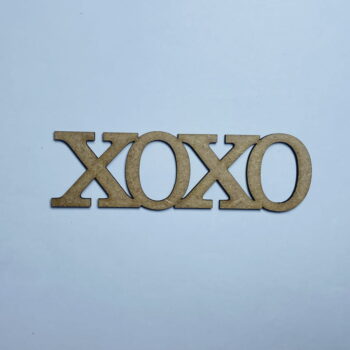 Intra απο ξύλο plywood 3mm-4mm πάχος - Ξύλινο κόψιμο Xoxo Δίασταση 30x30 cm Intraeaxys-51rrm431 - Image 1