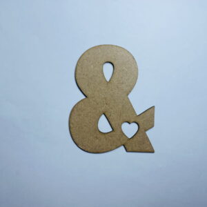 Intra απο ξύλο plywood 3mm-4mm πάχος - Ξύλινο Σύμφωνο με σχήμα καρδιάς Δίασταση 30x30 cm Intraeaxys-eo20dj67