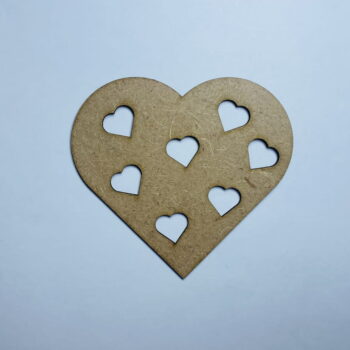 Intra απο ξύλο plywood 3mm-4mm πάχος - Ξύλινη χειροτεχνία σε σχήμα καρδιάς Δίασταση 30x30 cm Intraeaxys-p7ym08r7 - Image 1