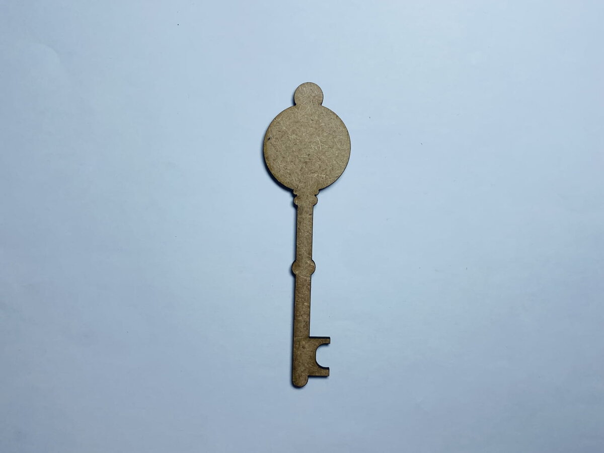 Intra απο ξύλο plywood 3mm-4mm πάχος - Ξύλινο ημιτελές σχήμα κλειδιού Δίασταση 30x30 cm Intraeaxys-lopqy567