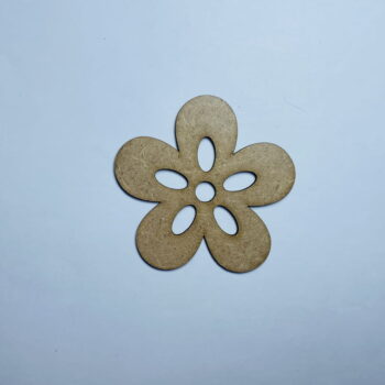 Intra απο ξύλο plywood 3mm-4mm πάχος - Ξύλινη αποκοπή λουλουδιών Δίασταση 30x30 cm Intraeaxys-p7ym02r7 - Image 1