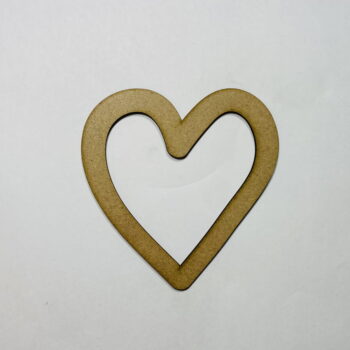 Intra απο ξύλο plywood 3mm-4mm πάχος - Ξύλο κοπής σε σχήμα καρδιάς Δίασταση 30x30 cm Intraeaxys-67wl2pl1 - Image 1