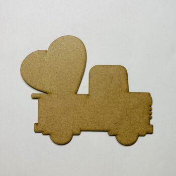 Intra απο ξύλο plywood 3mm-4mm πάχος - Καρδιά φορτηγό Ξύλινη αποκοπή Δίασταση 30x30 cm Intraeaxys-eoxlr2qo - Image 1