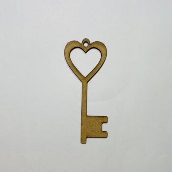 Intra απο ξύλο plywood 3mm-4mm πάχος - Καρδιά κλειδί Ξύλο σχήμα για χειροτεχνία Δίασταση 30x30 cm Intraeaxys-r1z2nml1 - Image 1