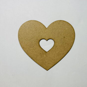 Intra απο ξύλο plywood 3mm-4mm πάχος - Ξύλινη κοπή καρδιάς Ημιτελές Ξύλινο σχήμα καρδιάς Δίασταση 30x30 cm Intraeaxys-51rrm0d1 - Image 1