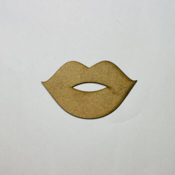 Intra απο ξύλο plywood 3mm-4mm πάχος - Wood Lips Cutout Lips Shape Δίασταση 30x30 cm Intraeaxys-qommxzro - Image 1