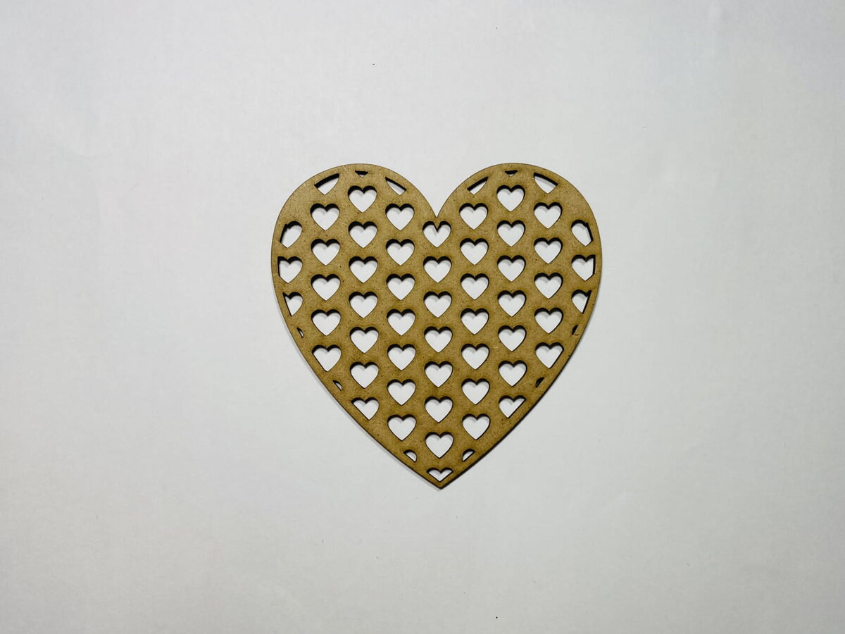 Intra απο ξύλο plywood 3mm-4mm πάχος - Ημιτελής Ξύλινη Καρδιά κοπής Δίασταση 30x30 cm Intraeaxys-pok3kwk7