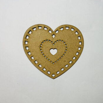 Intra απο ξύλο plywood 3mm-4mm πάχος - Κενό σχήμα αποκοπής φανταχτερής καρδιάς από ξύλο Δίασταση 30x30 cm Intraeaxys-r7vm36l7 - Image 1