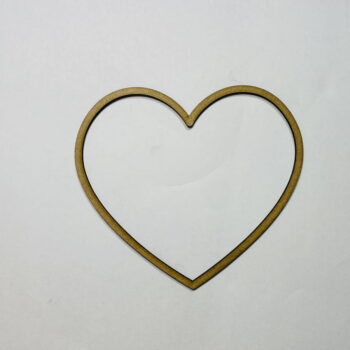 Intra απο ξύλο plywood 3mm-4mm πάχος - Καρδιά κοπής Ημιτελής Ξύλινη Χειροτεχνία Δίασταση 30x30 cm Intraeaxys-d1lv45po - Image 1