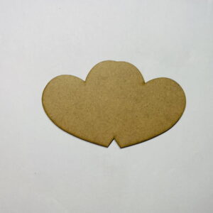 Intra απο ξύλο plywood 3mm-4mm πάχος - Κενό σχήμα κοπής ξύλου διπλής καρδιάς Δίασταση 30x30 cm Intraeaxys-p7ym03r7