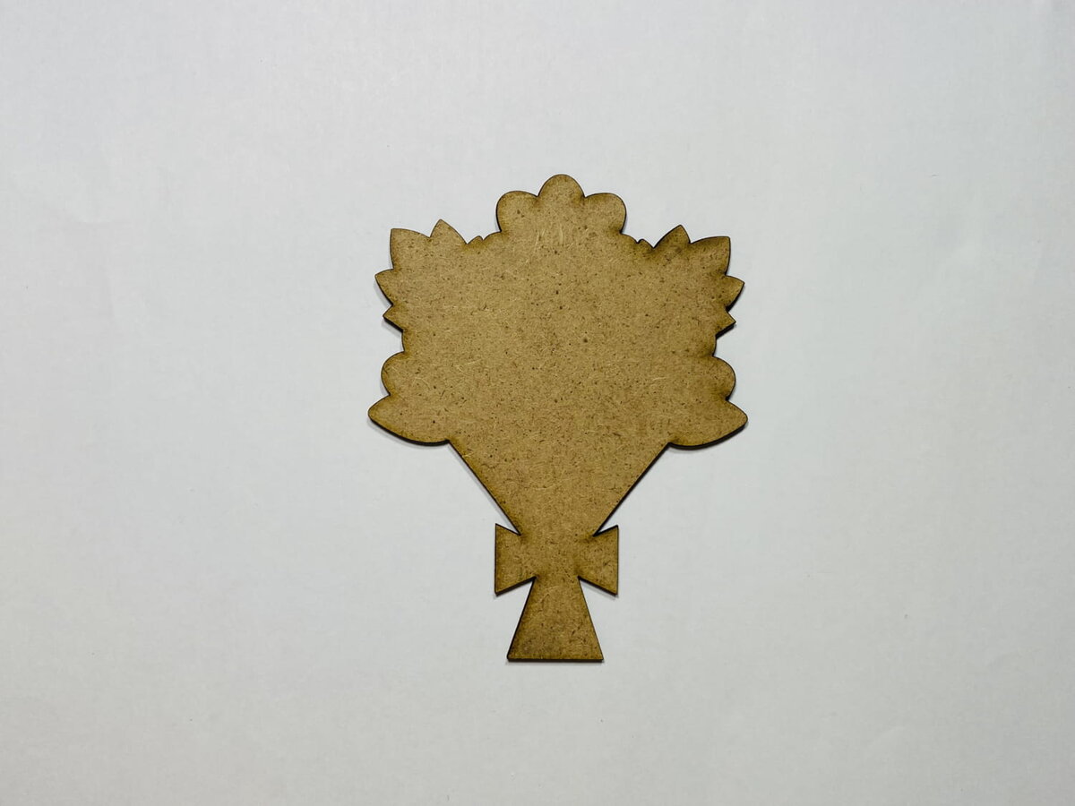 Intra απο ξύλο plywood 3mm-4mm πάχος - Ημιτελής Ξύλινη ανθοδέσμη Δίασταση 30x30 cm Intraeaxys-eoxlr84o