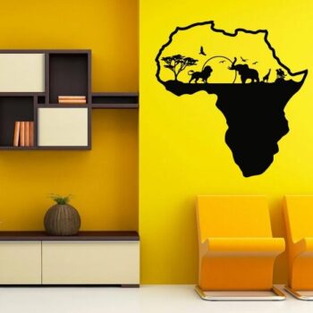 Intra απο ξύλο plywood 3mm-4mm πάχος - Διακόσμηση τοίχου Αφρικής Δίασταση 30x30 cm Intraeaxys-67wlrdm1 - Image 1