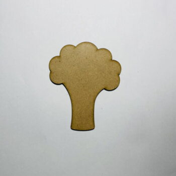 Intra απο ξύλο plywood 3mm-4mm πάχος - Σχήμα ημιτελούς κοπής μπρόκολου ξύλου Δίασταση 30x30 cm Intraeaxys-eoxlrl4o - Image 1