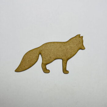 Intra απο ξύλο plywood 3mm-4mm πάχος - Ξύλινη κοπή σε σχήμα Arctic Fox Δίασταση 30x30 cm Intraeaxys-078y2y4o - Image 1