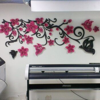 Intra απο ξύλο plywood 3mm-4mm πάχος - Τέχνη τοίχου δέντρου Δίασταση 30x30 cm Intraeaxys-6o3x9pon - Image 1