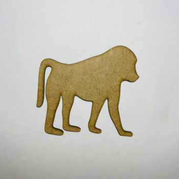 Intra απο ξύλο plywood 3mm-4mm πάχος - Σχήμα κοπής ξύλου μπαμπουίνου ημιτελές Δίασταση 30x30 cm Intraeaxys-e1gkz3do - Image 1