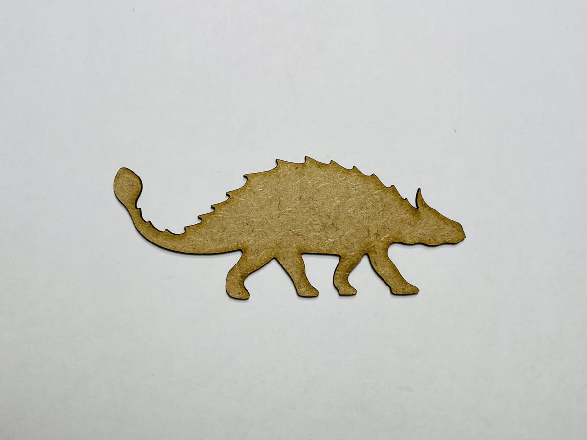 Intra απο ξύλο plywood 3mm-4mm πάχος - Ξύλινο Ankylosaurus Cutout Wood Ankylosaurus Shape Δίασταση 30x30 cm Intraeaxys-67wl2921