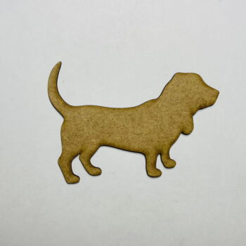 Intra απο ξύλο plywood 3mm-4mm πάχος - Κοπή ξύλου σε σχήμα Basset Hound Δίασταση 20x20 cm Intraeaxys-91jdvpg1 - Image 1