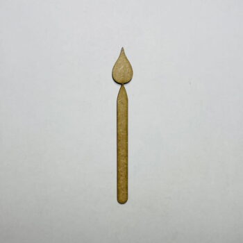 Intra απο ξύλο plywood 3mm-4mm πάχος - Ξύλινο κερί γενεθλίων σε σχήμα ημιτελούς κοπής Δίασταση 30x30 cm Intraeaxys-eo20dqm7 - Image 1