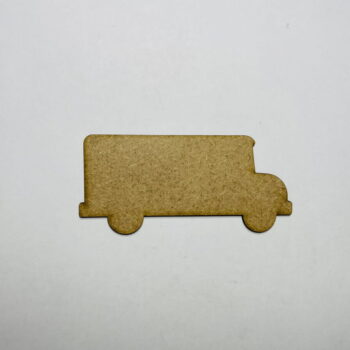 Intra απο ξύλο plywood 3mm-4mm πάχος - Λεωφορείο Ξύλινη αποκοπή Ημιτελές Ξύλινο Σχήμα Λεωφορείου Δίασταση 30x30 cm Intraeaxys-6o3yd4j7 - Image 1