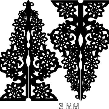 Intra απο ξύλο plywood 3mm-4mm πάχος - Stand Tree Δίασταση 30x30 cm Intraeaxys-voq3d572 - Image 1