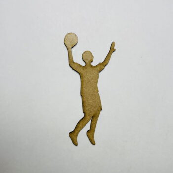 Intra απο ξύλο plywood 3mm-4mm πάχος - Ξύλινο σχήμα αποκοπής παίκτη μπάσκετ Δίασταση 30x30 cm Intraeaxys-lopqrw57 - Image 1