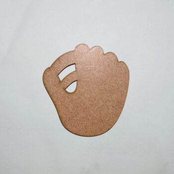 Intra απο ξύλο plywood 3mm-4mm πάχος - Μπέιζμπολ γάντι σχήμα ημιτελές ξύλο μπέιζμπολ γάντι κοπής Δίασταση 30x30 cm Intraeaxys-lopqrw37 - Image 1