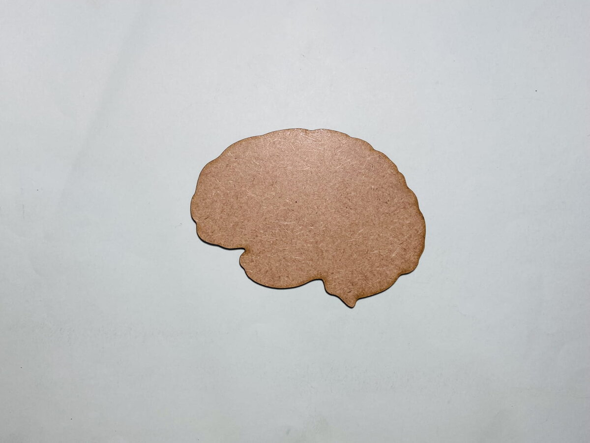 Intra απο ξύλο plywood 3mm-4mm πάχος - Ξύλο Brain Cutout Σχήμα εγκεφάλου Δίασταση 30x30 cm Intraeaxys-ro6ynjq7