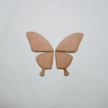 Intra απο ξύλο plywood 3mm-4mm πάχος - Κοπή ξύλινης χειροτεχνίας σε σχήμα φτερών πεταλούδας Δίασταση 30x30 cm Intraeaxys-91jdgz51 - Image 1