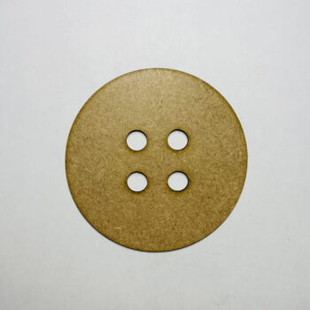 Intra απο ξύλο plywood 3mm-4mm πάχος - Σχήμα ημιτελούς κοπής με ξύλινο κουμπί Δίασταση 30x30 cm Intraeaxys-ro6yneq7 - Image 1