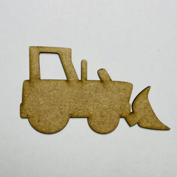 Intra απο ξύλο plywood 3mm-4mm πάχος - Σχήμα μπουλντόζας Μπουλντόζα Ημιτελής κοπή ξύλου Δίασταση 30x30 cm Intraeaxys-p7ym4067 - Image 1