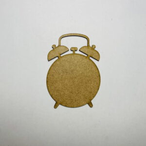 Intra απο ξύλο plywood 3mm-4mm πάχος - Ξύλινη αποκοπή σε σχήμα Ξυπνητήρι Δίασταση 30x30 cm Intraeaxys-eo203d47