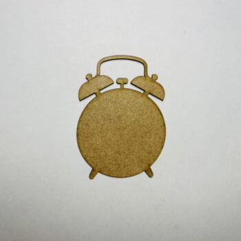 Intra απο ξύλο plywood 3mm-4mm πάχος - Ξύλινη αποκοπή σε σχήμα Ξυπνητήρι Δίασταση 30x30 cm Intraeaxys-eo203d47 - Image 1