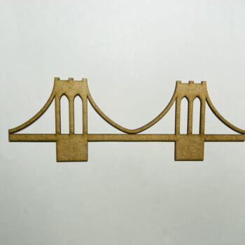 Intra απο ξύλο plywood 3mm-4mm πάχος - Ημιτελής ξύλινη αποκοπή της γέφυρας του Μπρούκλιν Δίασταση 40x50 cm Intraeaxys-078yzzmo - Image 1